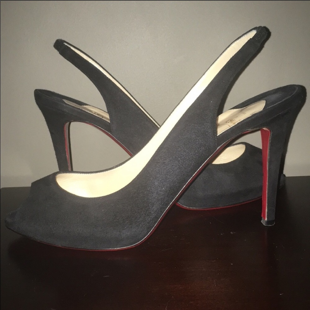 Sling heel Louboutin